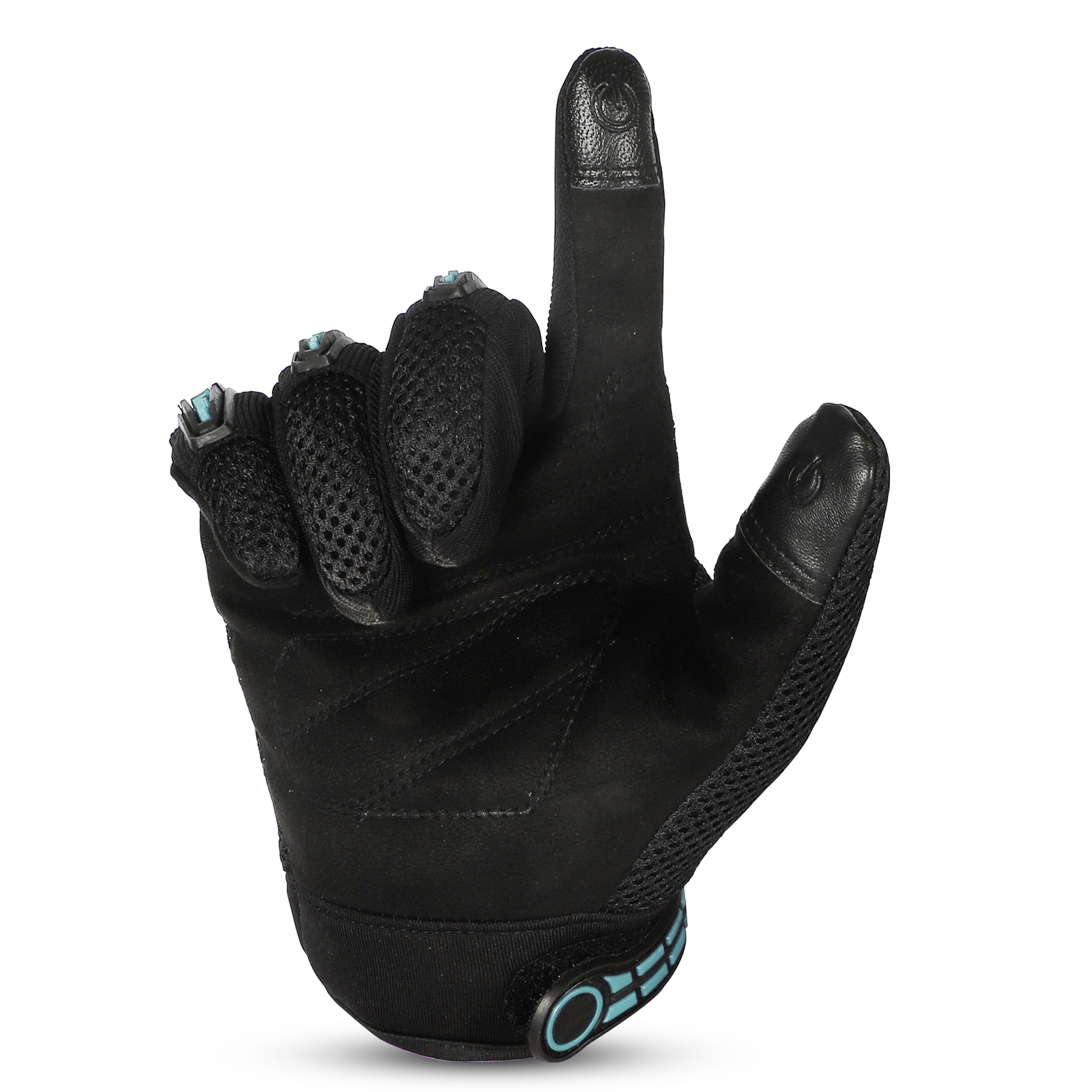 Steelbird Rider-Pro Full Finger Gloves- Jazz Blue